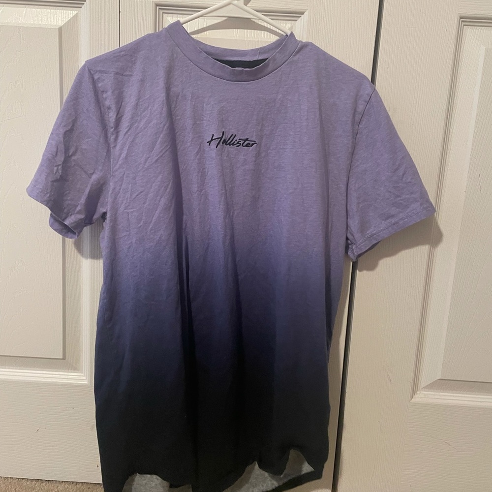 Hollister purple and black shirt, men’s medium